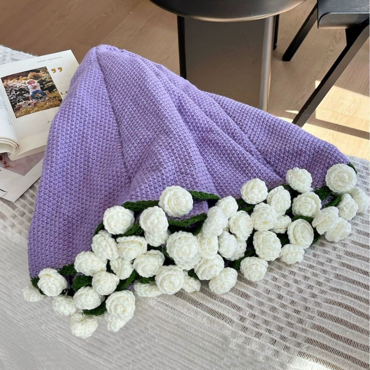 Rose Bouquet Blanket